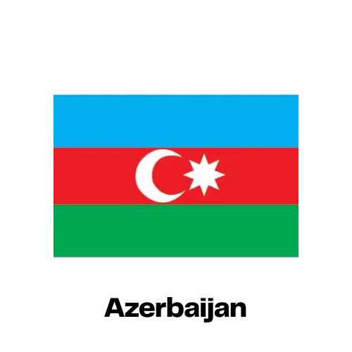 Azerbaijan National Flag