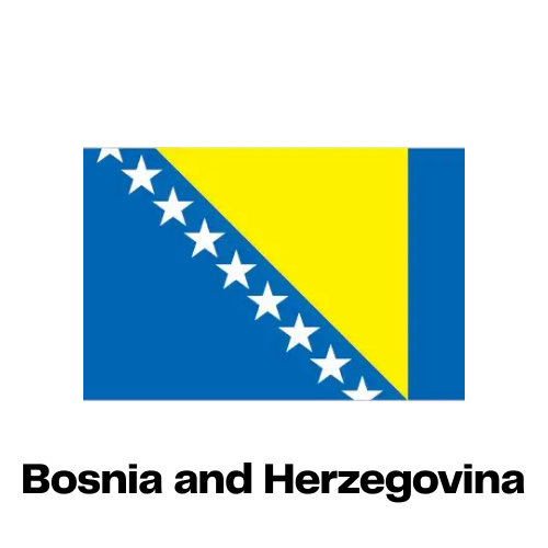 Bosnia and Herzegovina National Flag