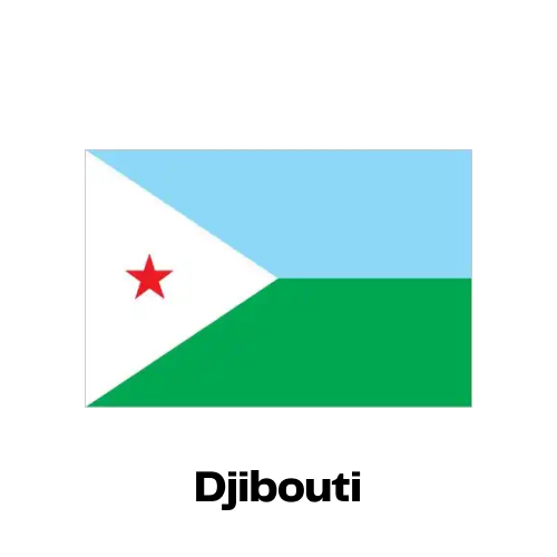 Djibouti National Flag