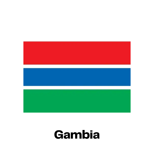 Gambia National Flag