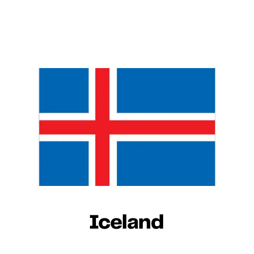 Iceland National Flag