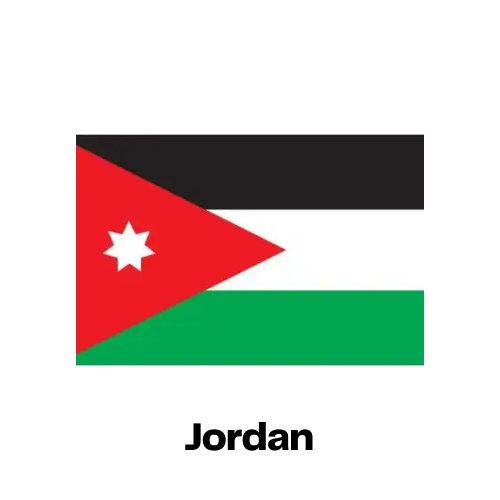 Jordan National Flag