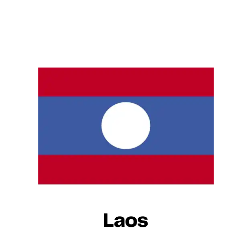 Laos National Flag