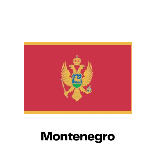 Montenegro National Flag