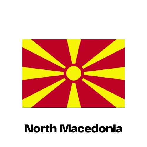 North Macedonia National Flag