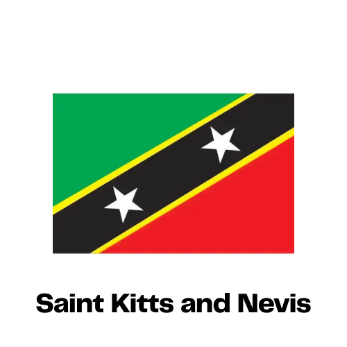 Saint Kitts and Nevis National Flag