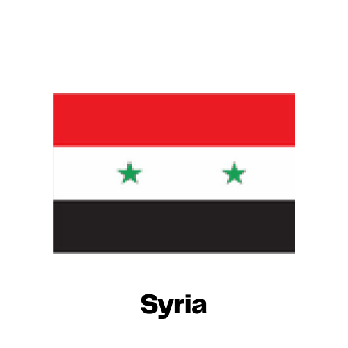 Syria National Flags