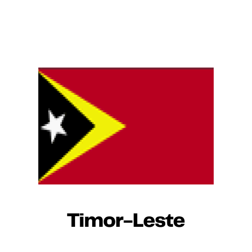 East Timor (Timor-Leste) National Flag