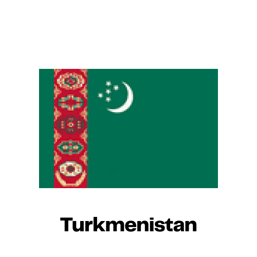 Turkmenistan National Flag